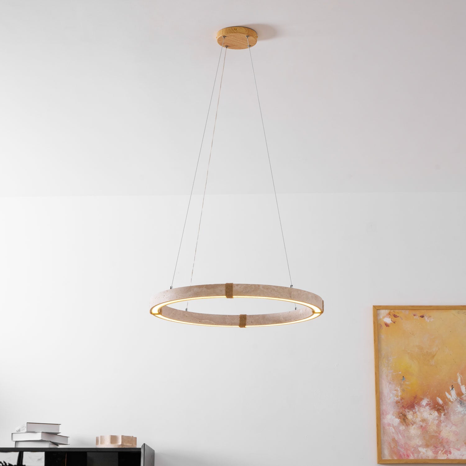 Подвесной светильник Circle Travertine