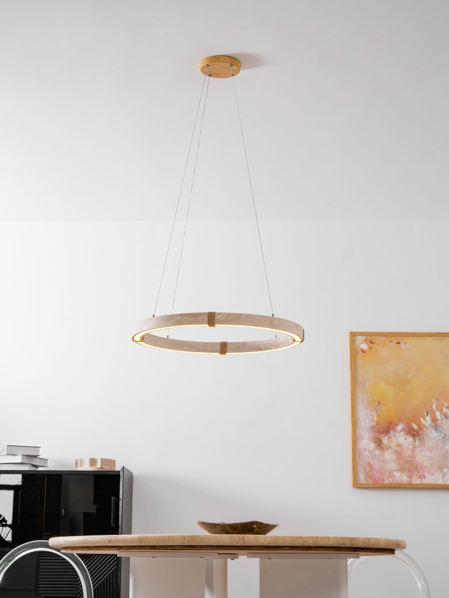 Подвесной светильник Circle Travertine