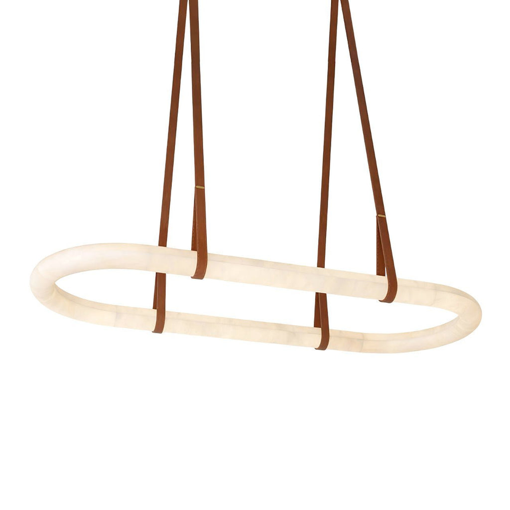 Circle Alabaster Chandelier - DEPRIMO
