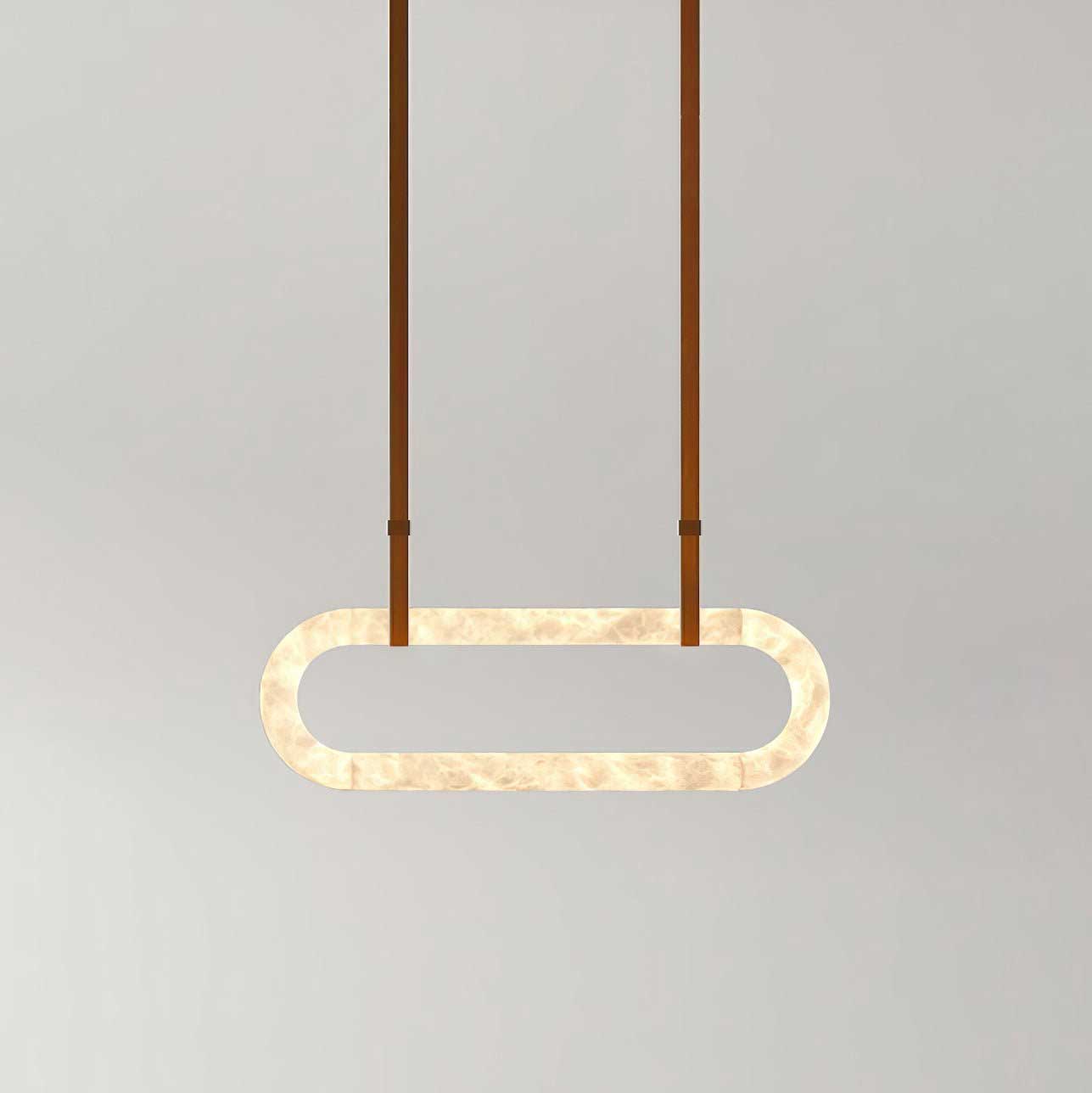 Circle Alabaster Chandelier - DEPRIMO