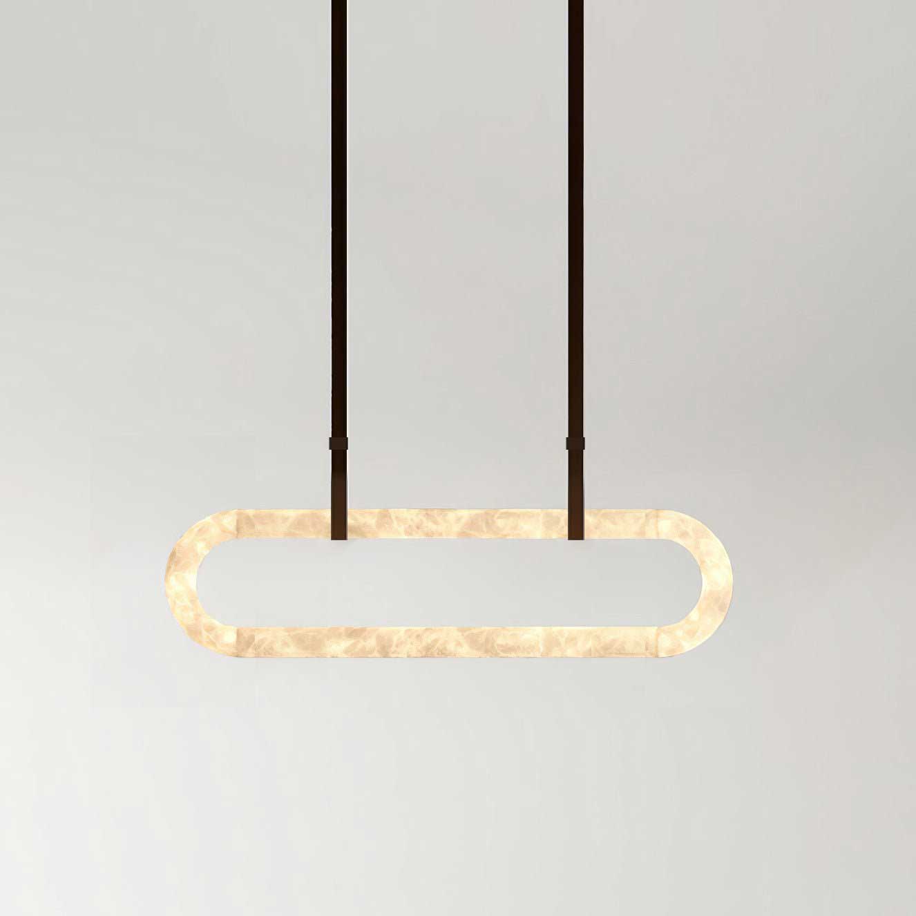 Circle Alabaster Chandelier - DEPRIMO