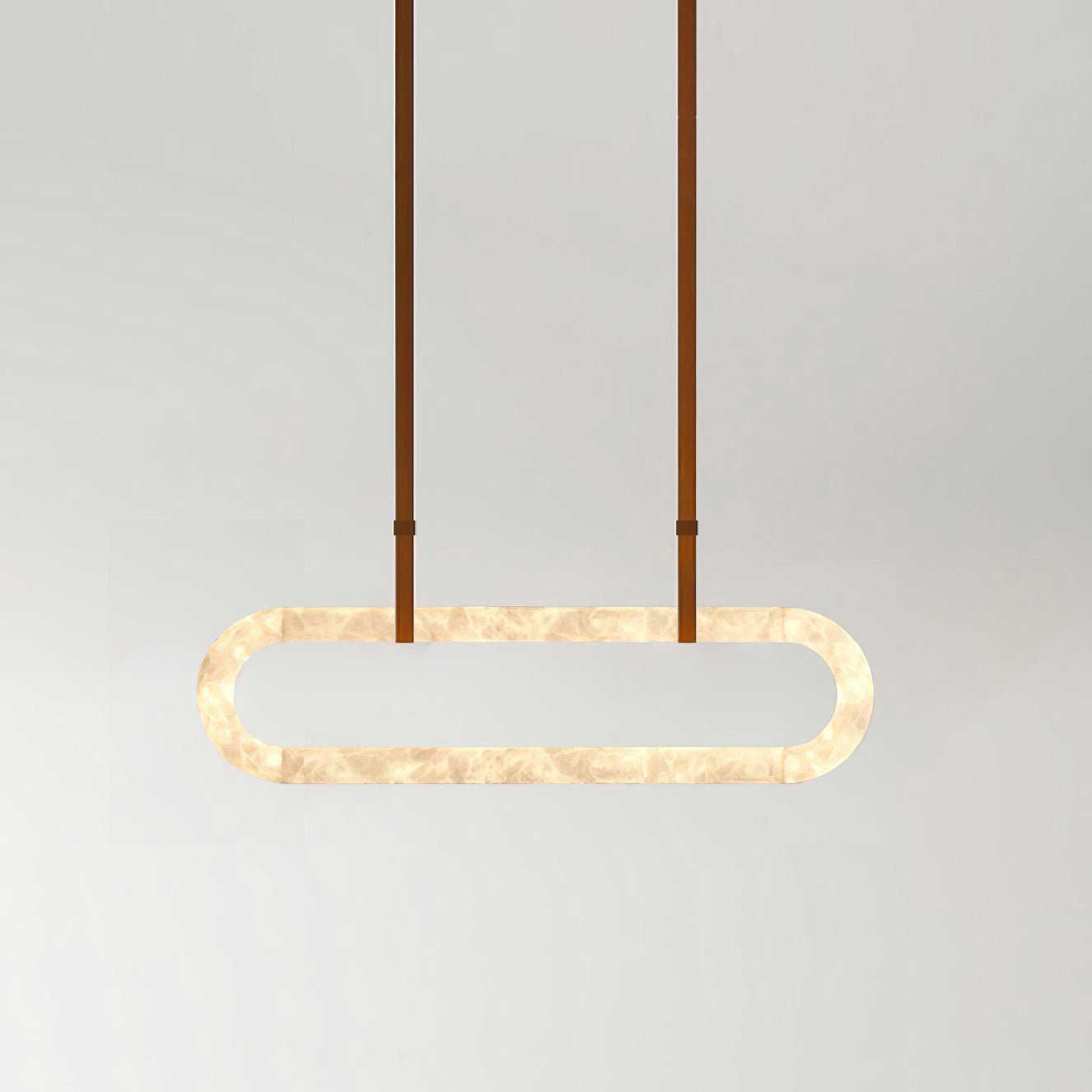 Circle Alabaster Chandelier - DEPRIMO