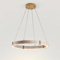 Circle Travertine Pendant Lamp - DEPRIMO