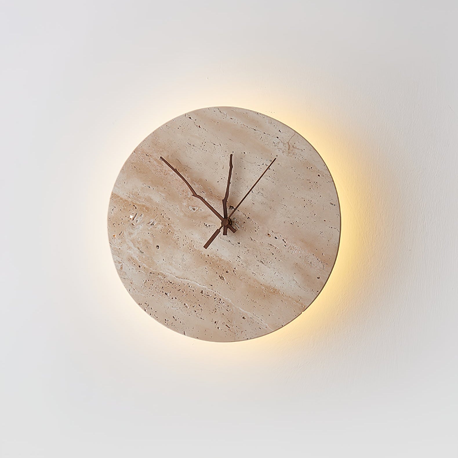 Clock Travertine Wall Lamp - Vakkerlight