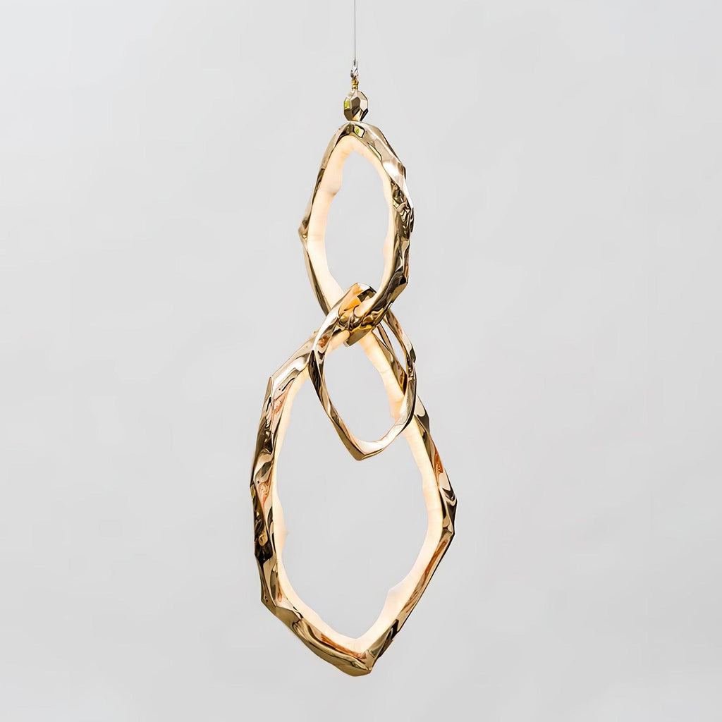 Cloud Rings Series Brass Chandelier - DEPRIMO