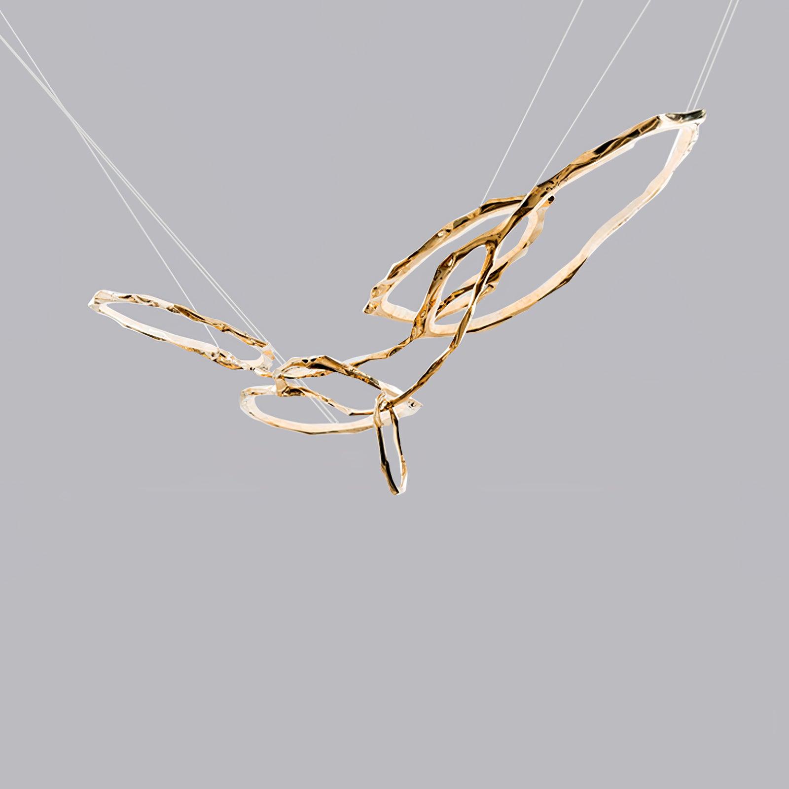 Cloud Rings Series Brass Chandelier - DEPRIMO