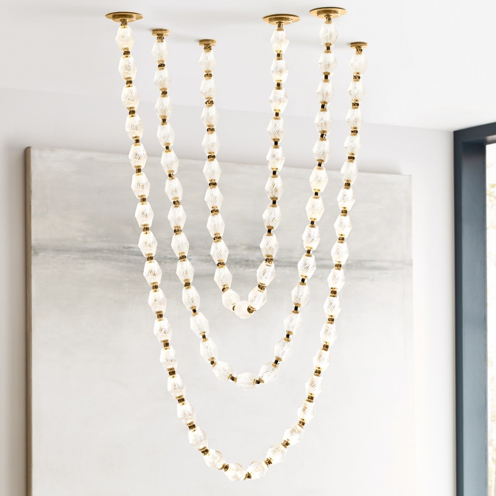 Glass Chain Chandelier - Vakkerlight