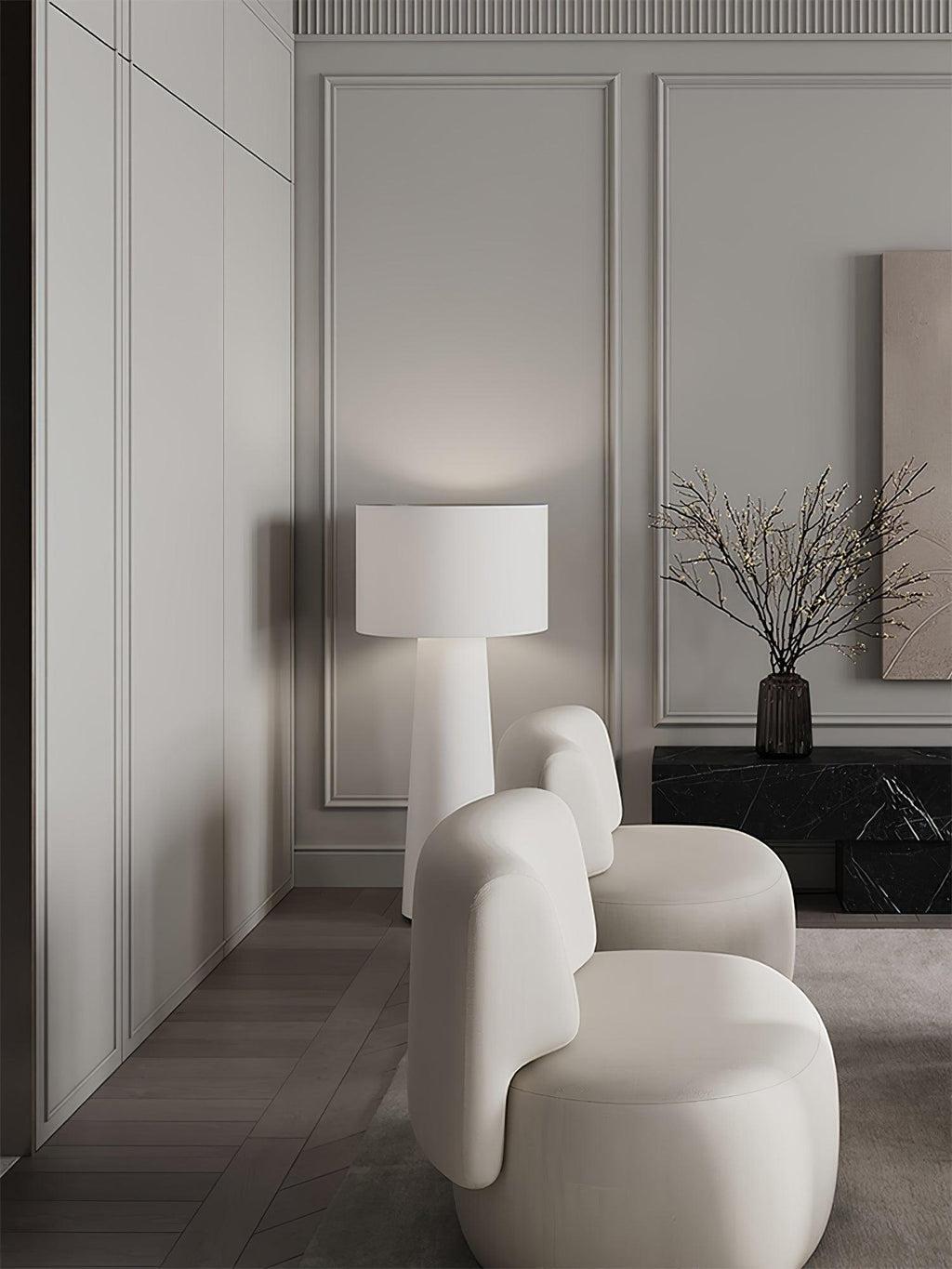 Торшер Column Fabric