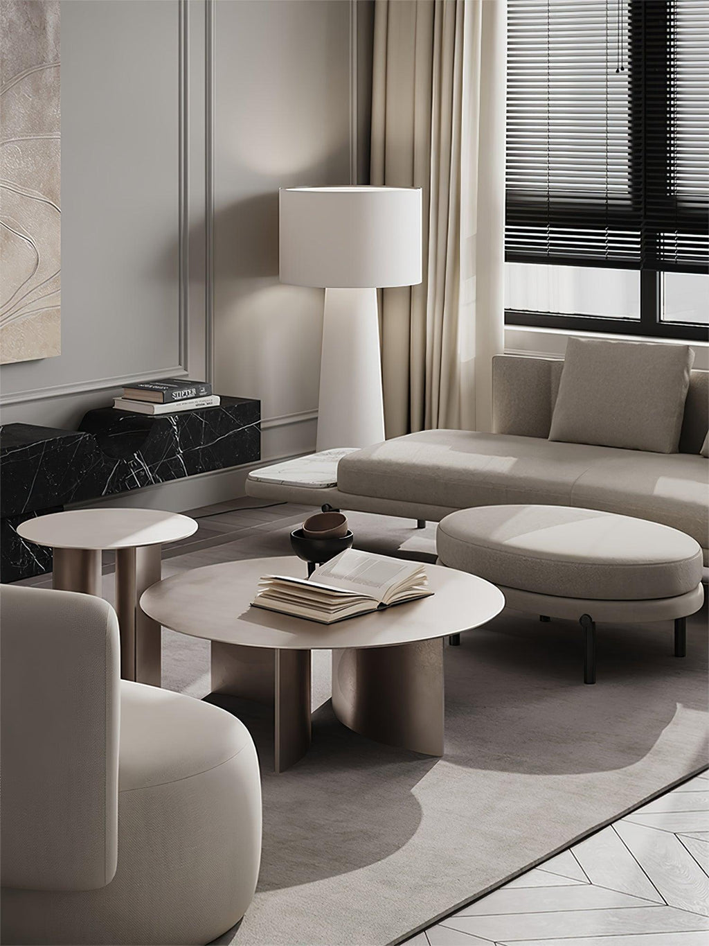 Торшер Column Fabric