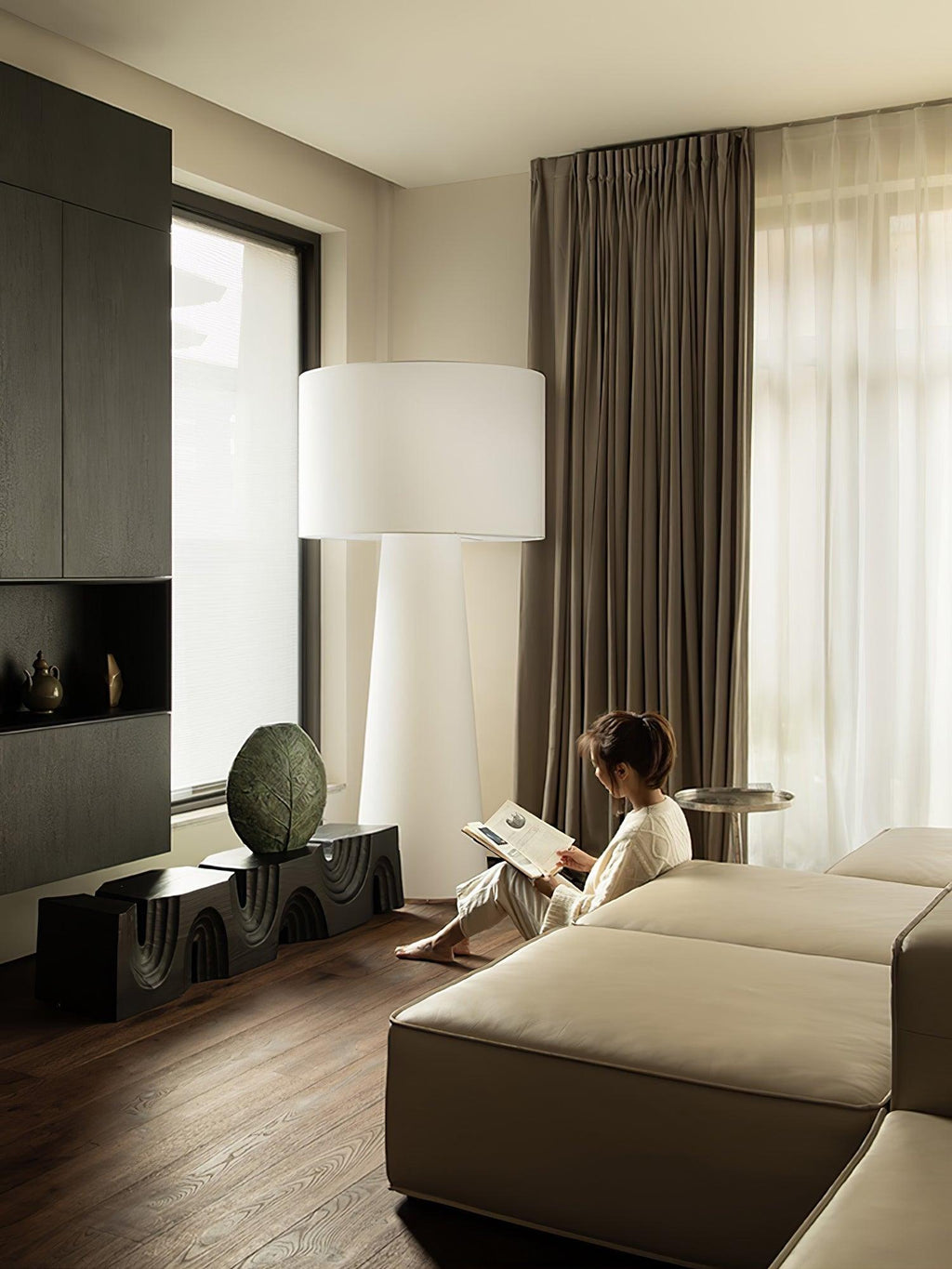 Торшер Column Fabric