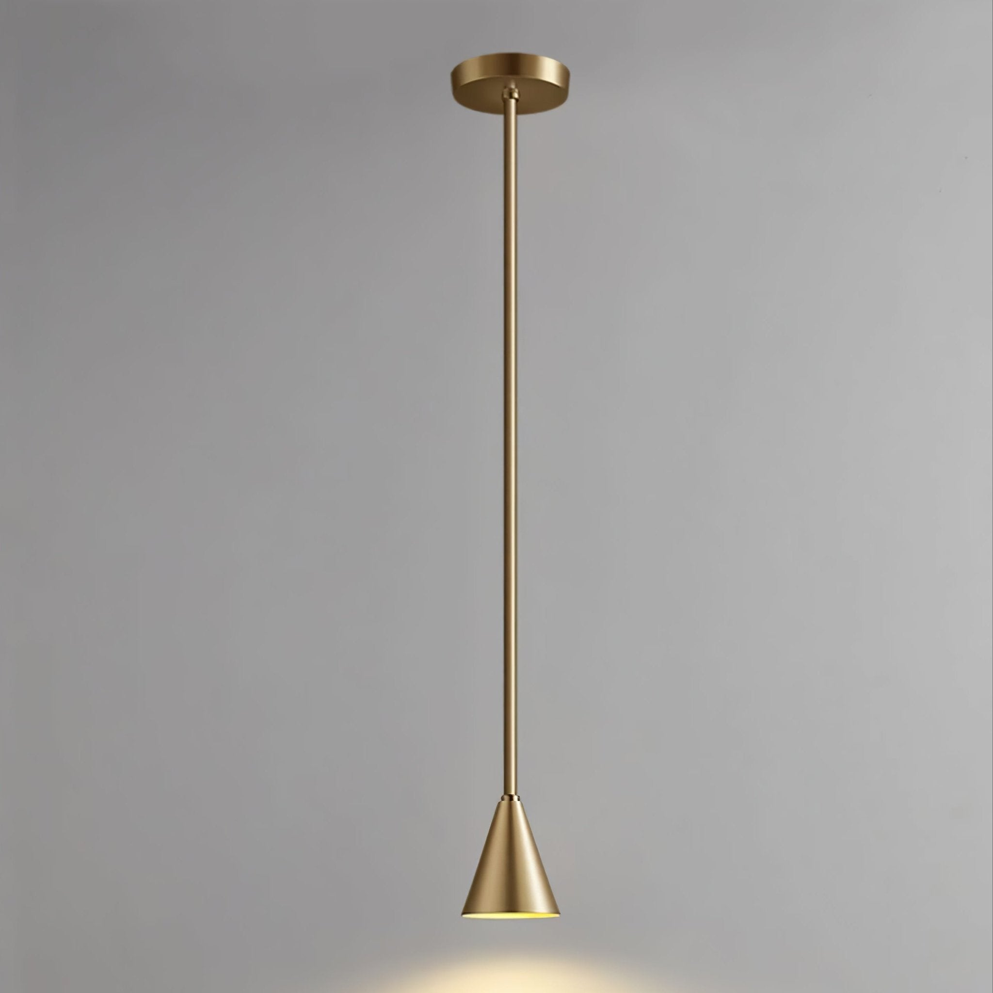 Conica Brass Pendant Light - DEPRIMO