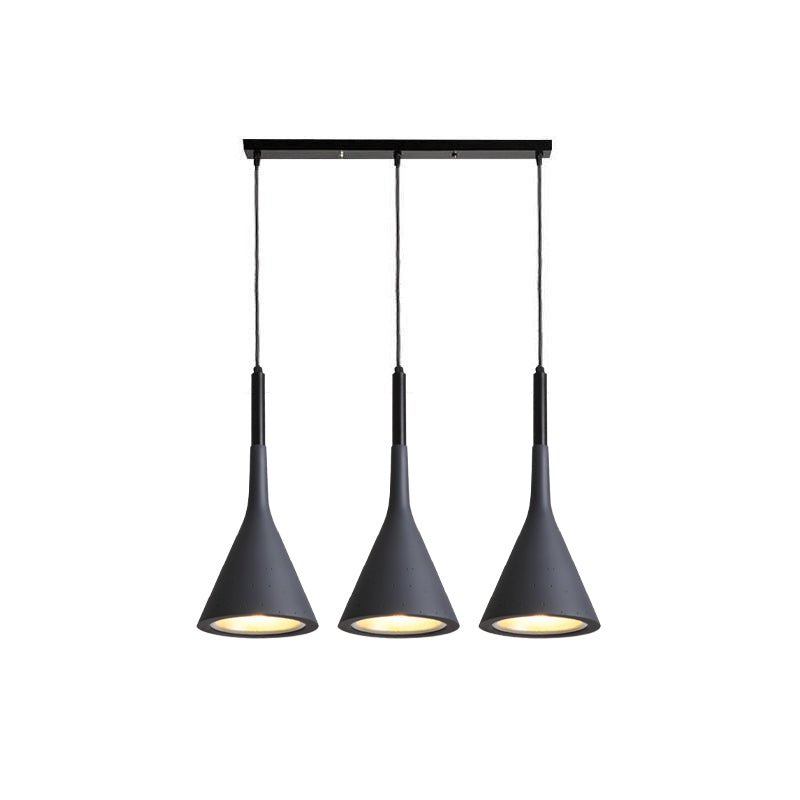 Conical Concrete Pendant Light - DEPRIMO