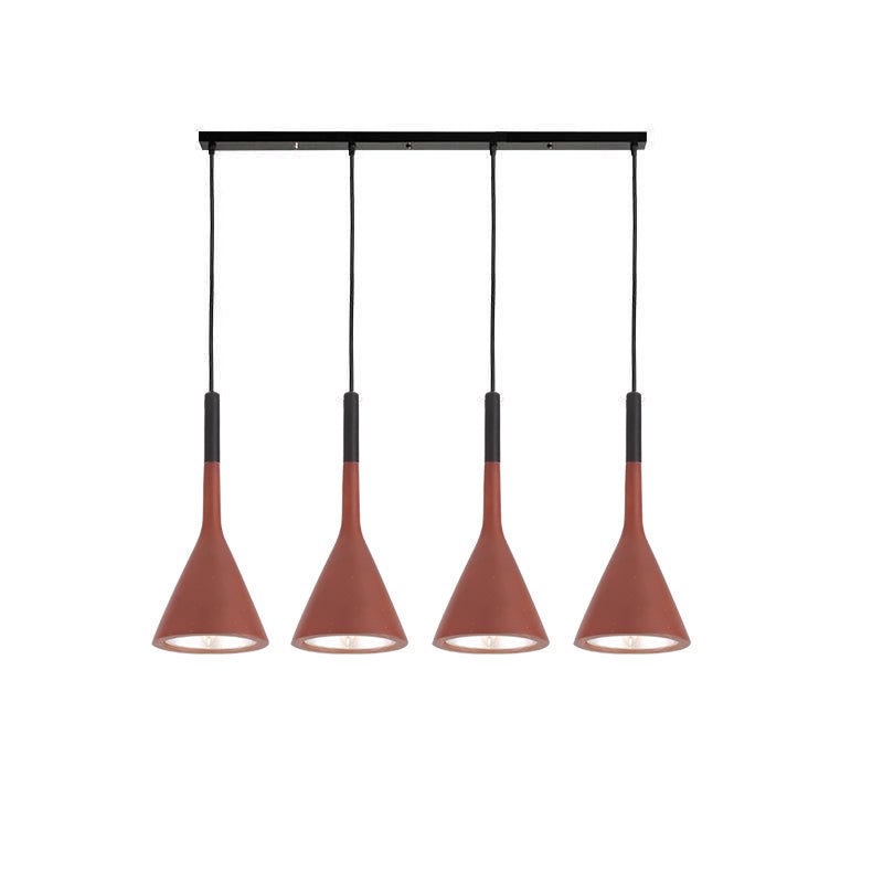 Conical Concrete Pendant Light - DEPRIMO