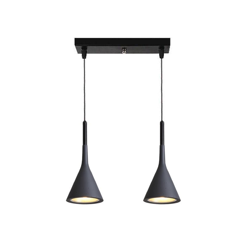 Conical Concrete Pendant Light - DEPRIMO