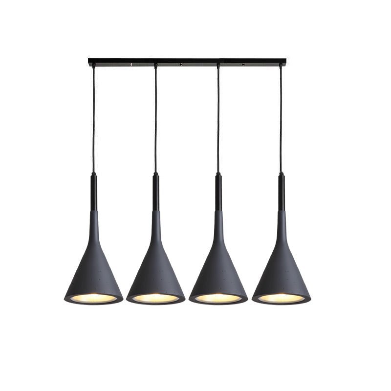 Conical Concrete Pendant Light - DEPRIMO