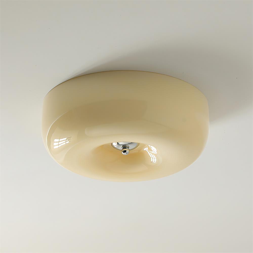 Cream Pudding Ceiling Lamp - DEPRIMO