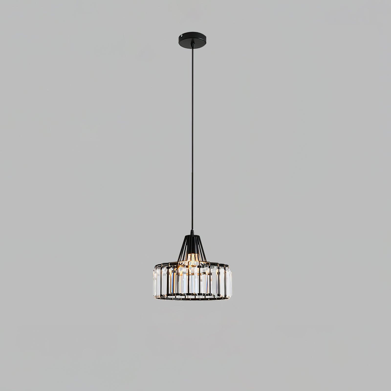 Crystal Drum Pendant Lamp - DEPRIMO