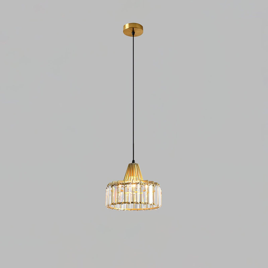 Crystal Drum Pendant Lamp - DEPRIMO