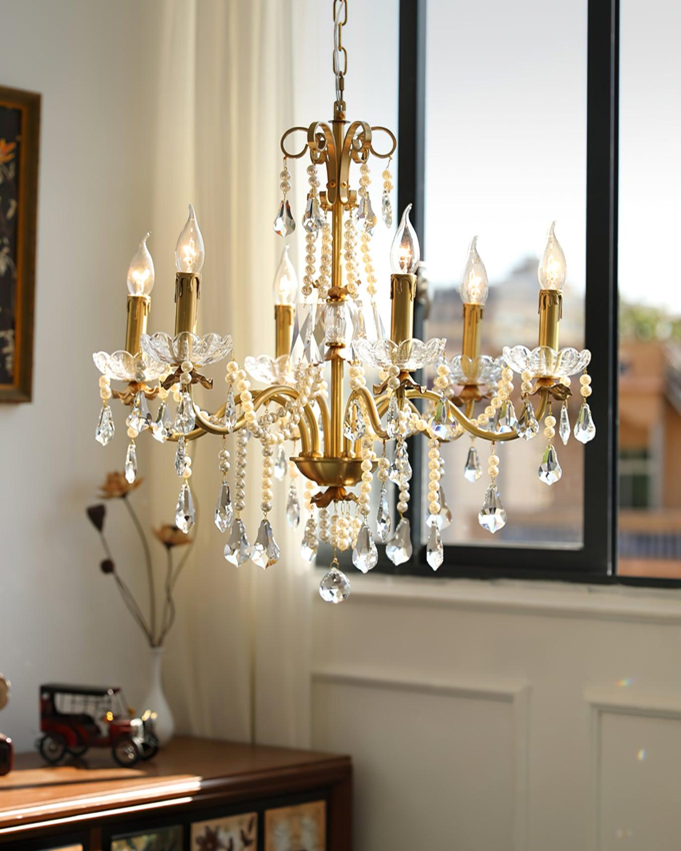 Хрустальная люстра Crystal Pearl