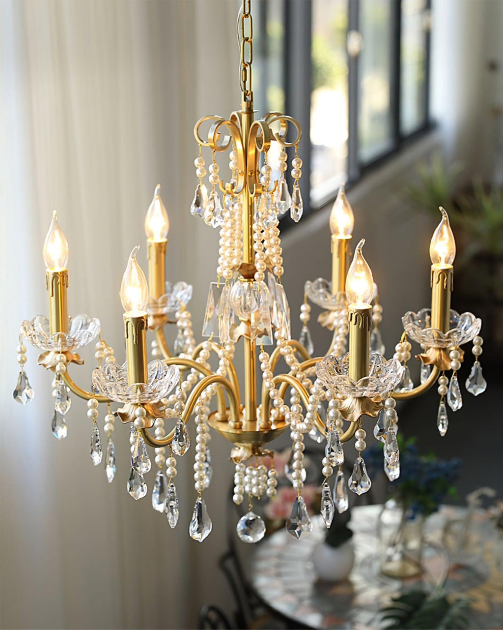 Хрустальная люстра Crystal Pearl