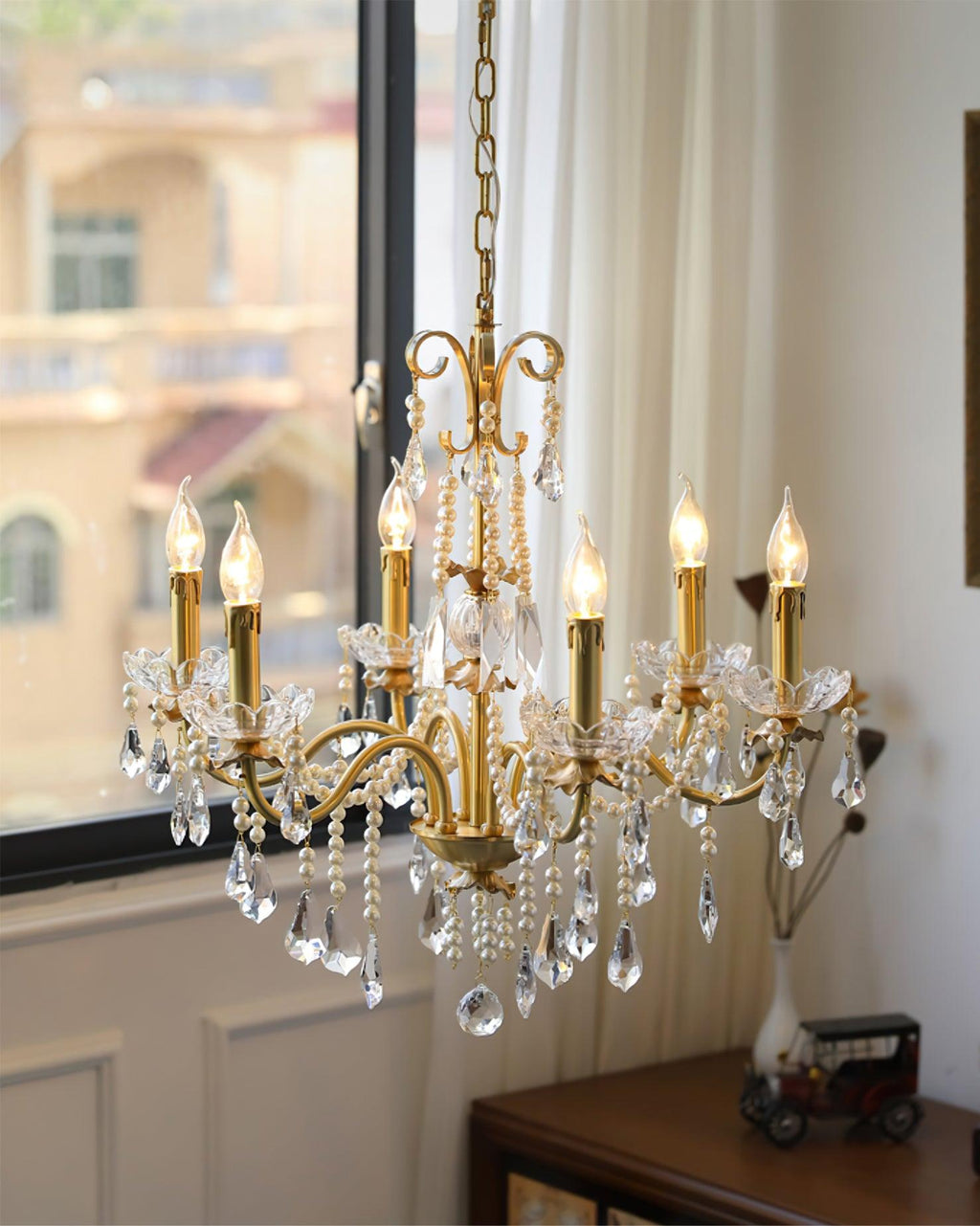 Хрустальная люстра Crystal Pearl