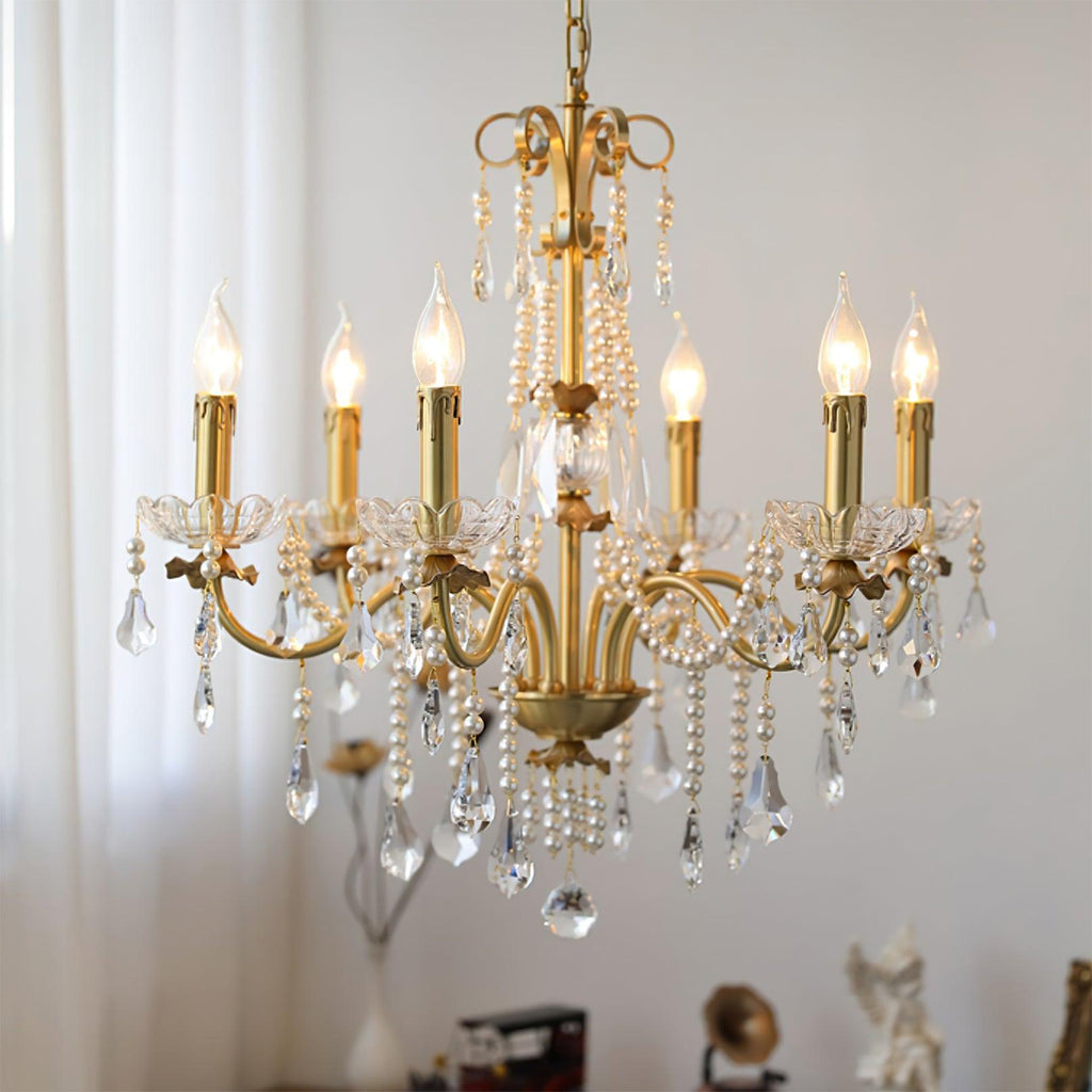 Хрустальная люстра Crystal Pearl