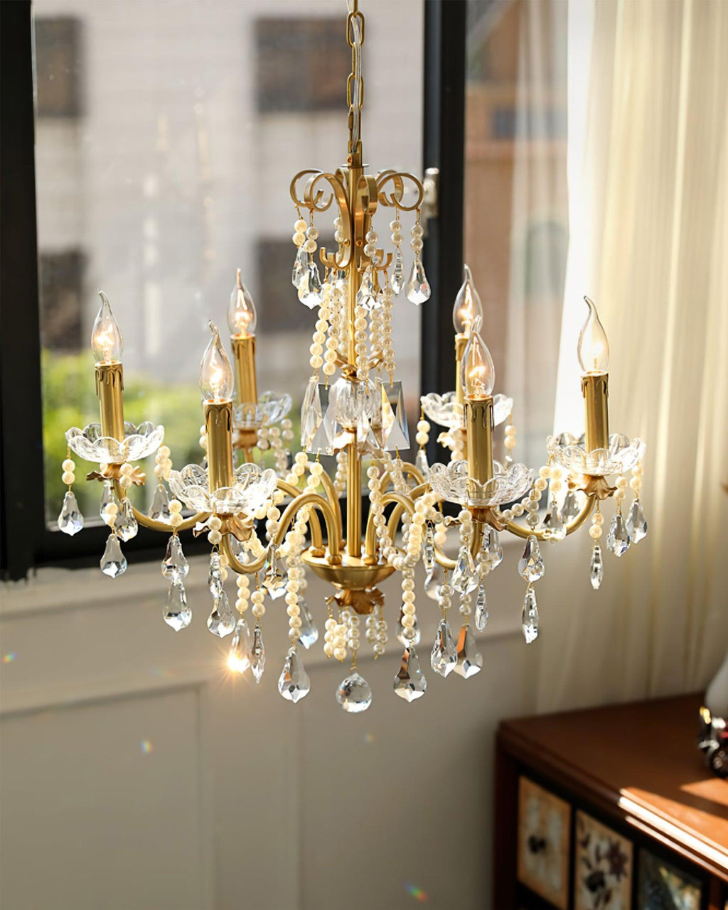 Хрустальная люстра Crystal Pearl