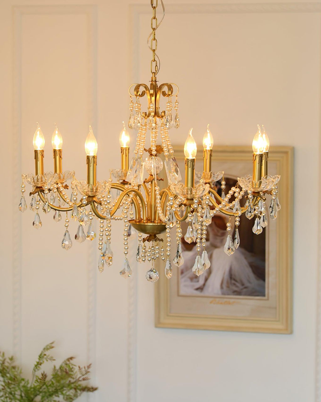 Хрустальная люстра Crystal Pearl
