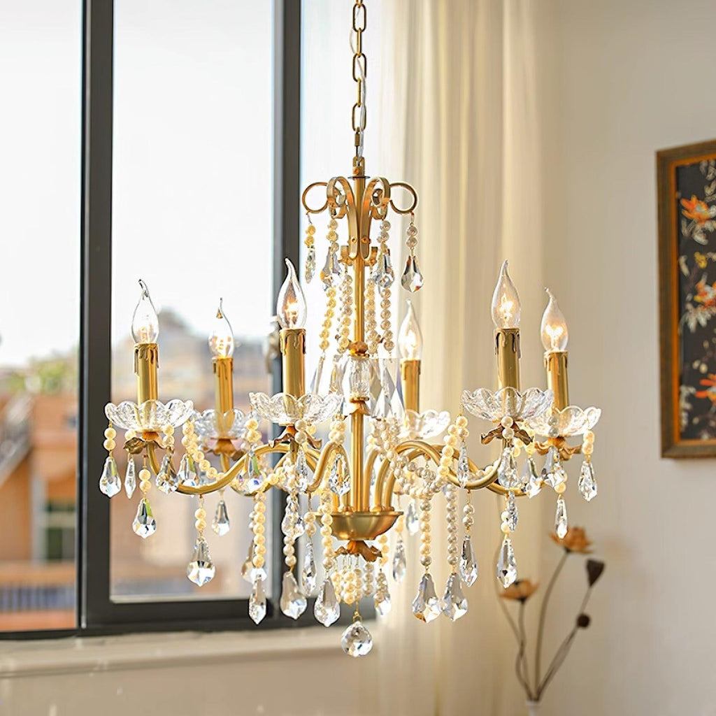 Хрустальная люстра Crystal Pearl