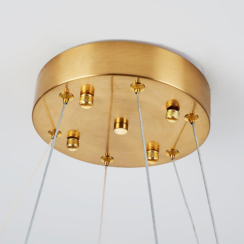 Люстра з кришталевих паличок