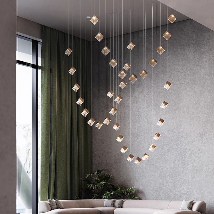 Каскадная люстра Cubic Luster