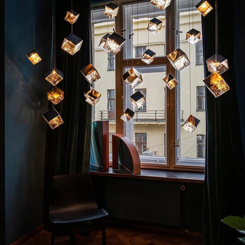 Каскадная люстра Cubic Luster
