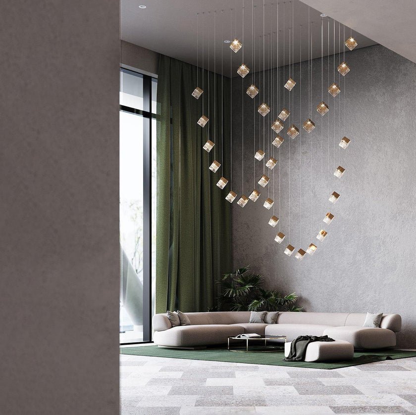 Каскадная люстра Cubic Luster