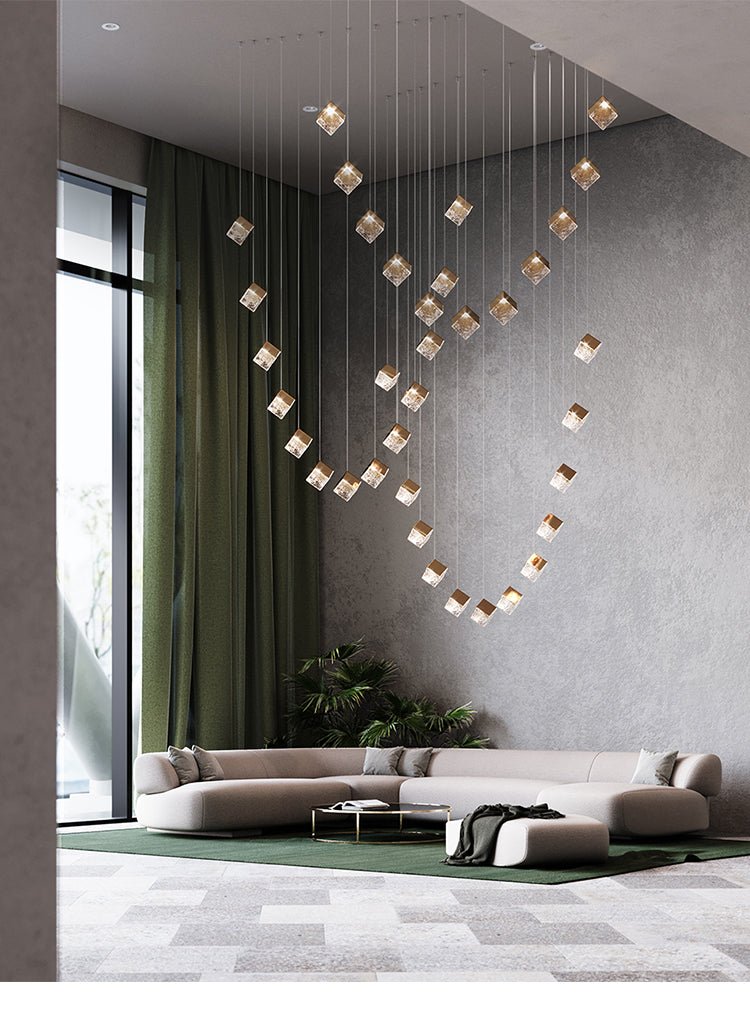 Каскадная люстра Cubic Luster