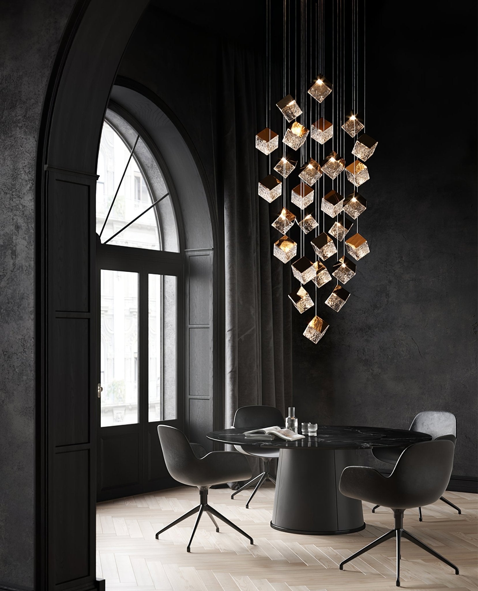 Каскадная люстра Cubic Luster
