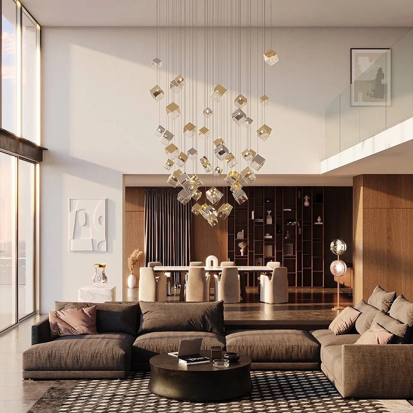 Каскадная люстра Cubic Luster