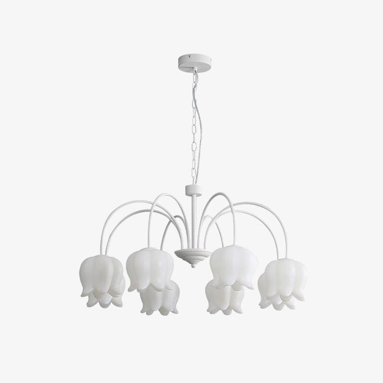 Люстра-канделябр із вигнутими ріжками