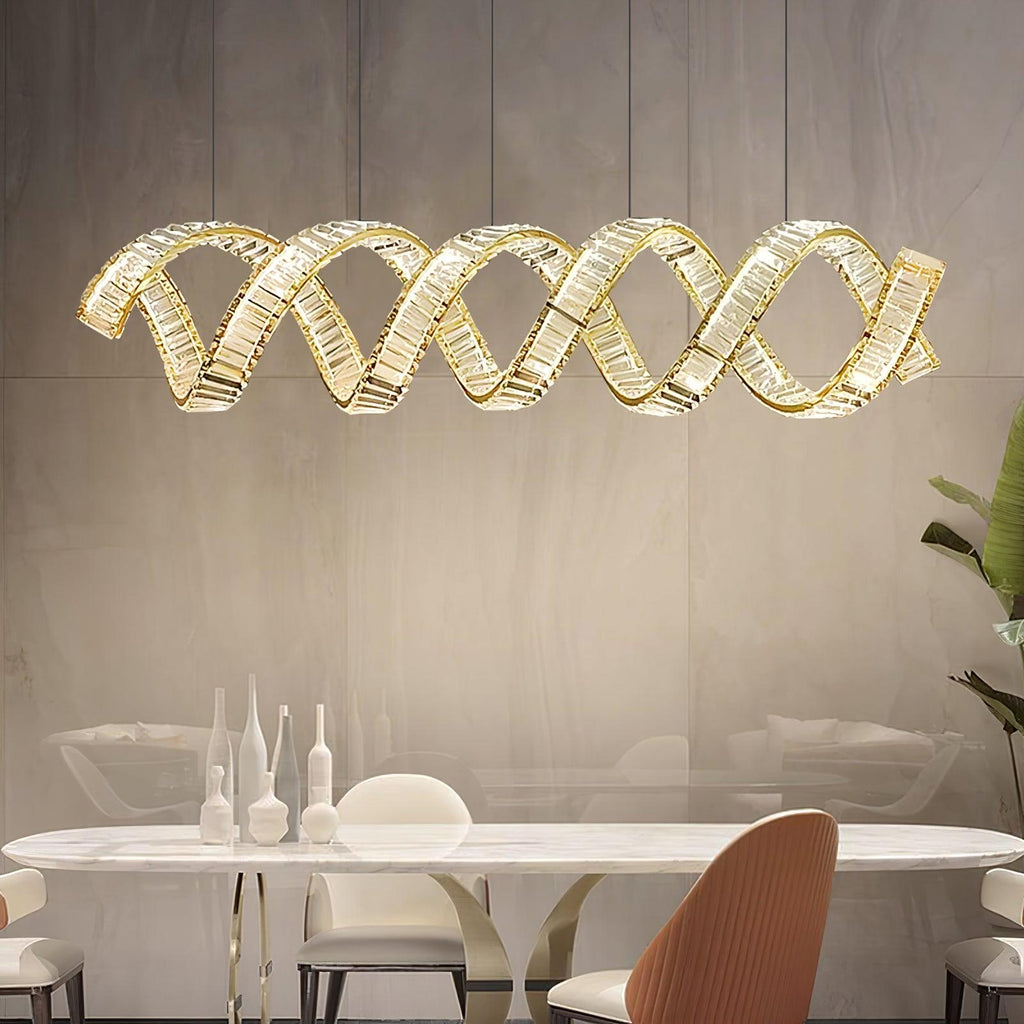 Вигнута світлодіодна люстра
