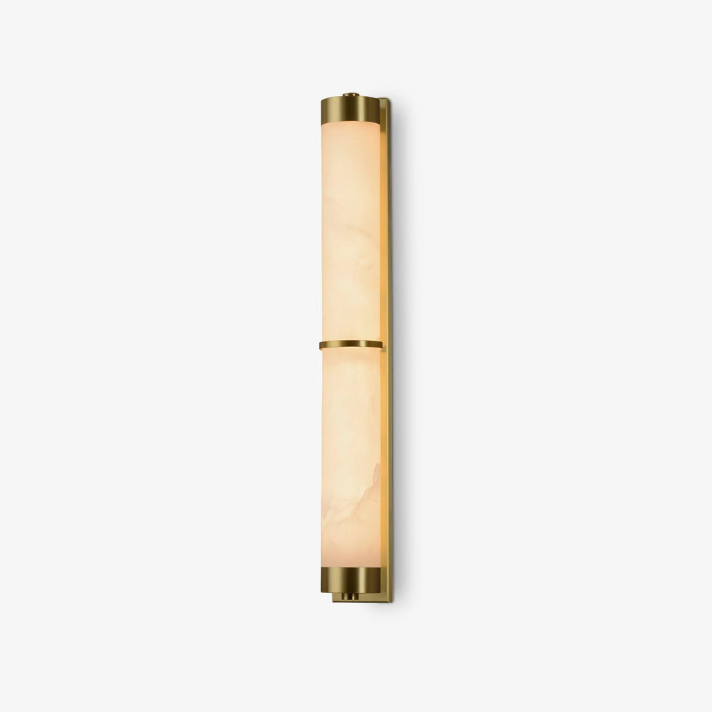 Настінний світильник Cylindra Alabaster Brass