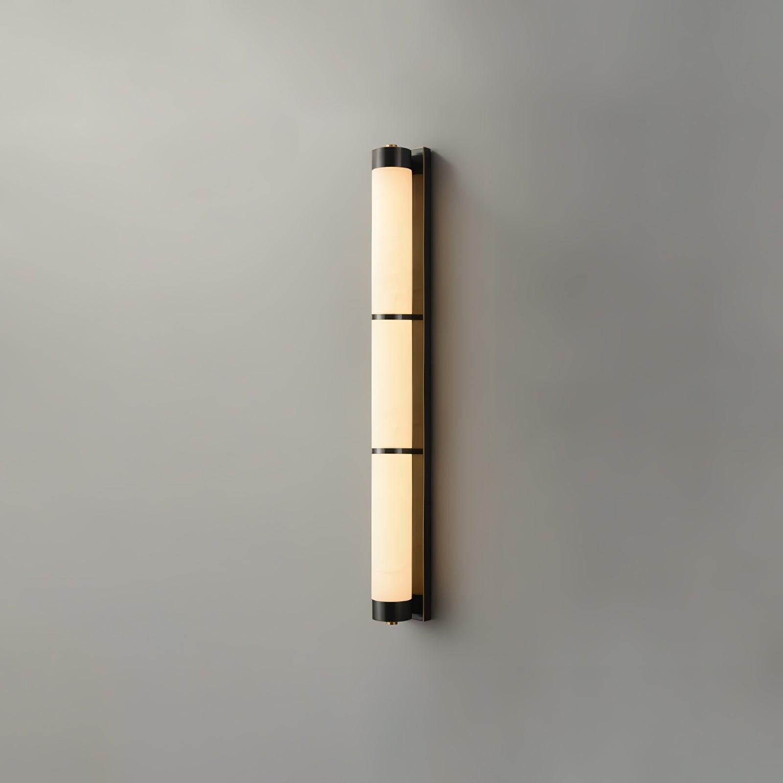Настінний світильник Cylindra Alabaster Brass