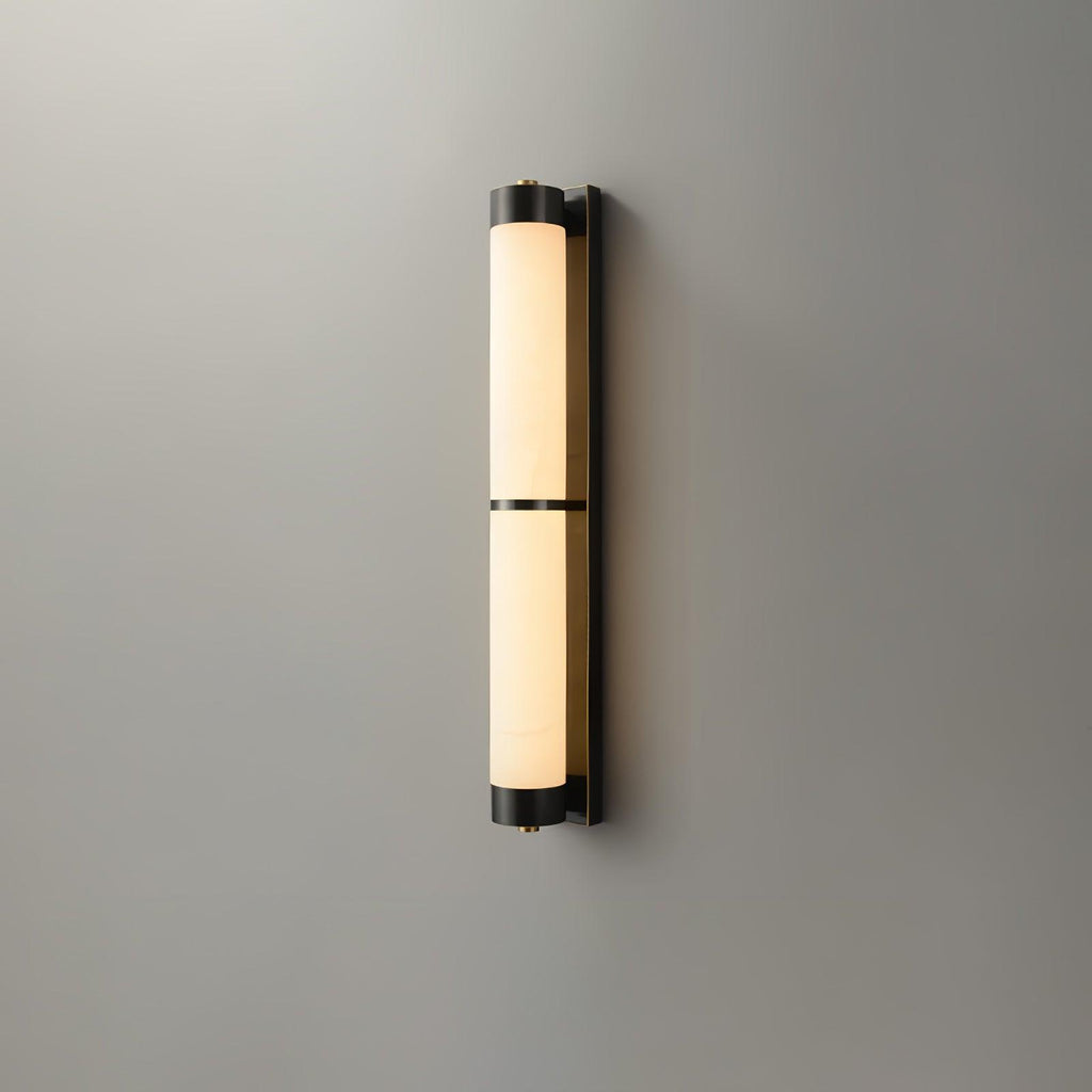 Настінний світильник Cylindra Alabaster Brass