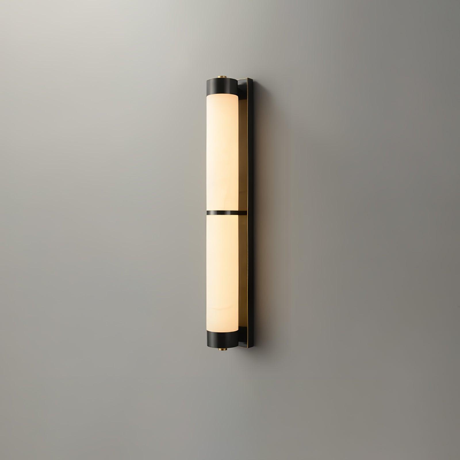 Настінний світильник Cylindra Alabaster Brass