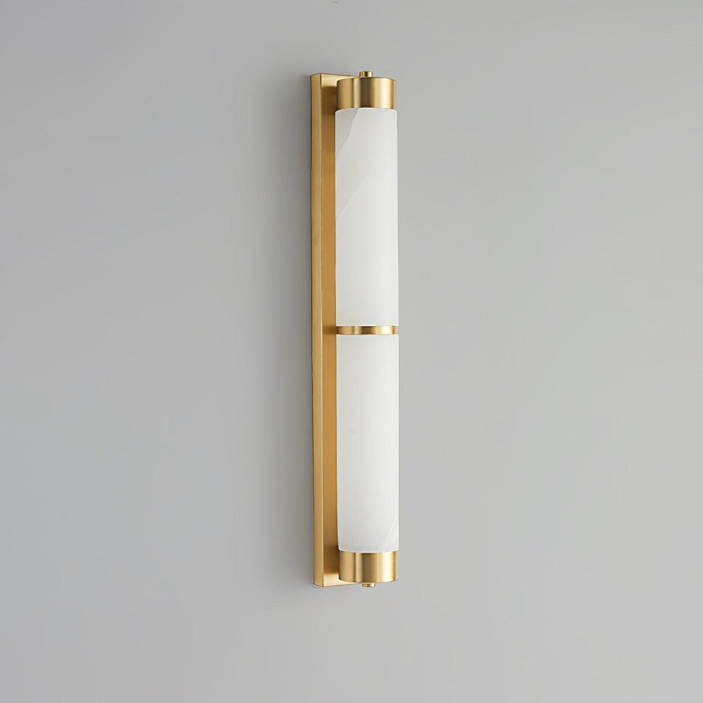 Настінний світильник Cylindra Alabaster Brass
