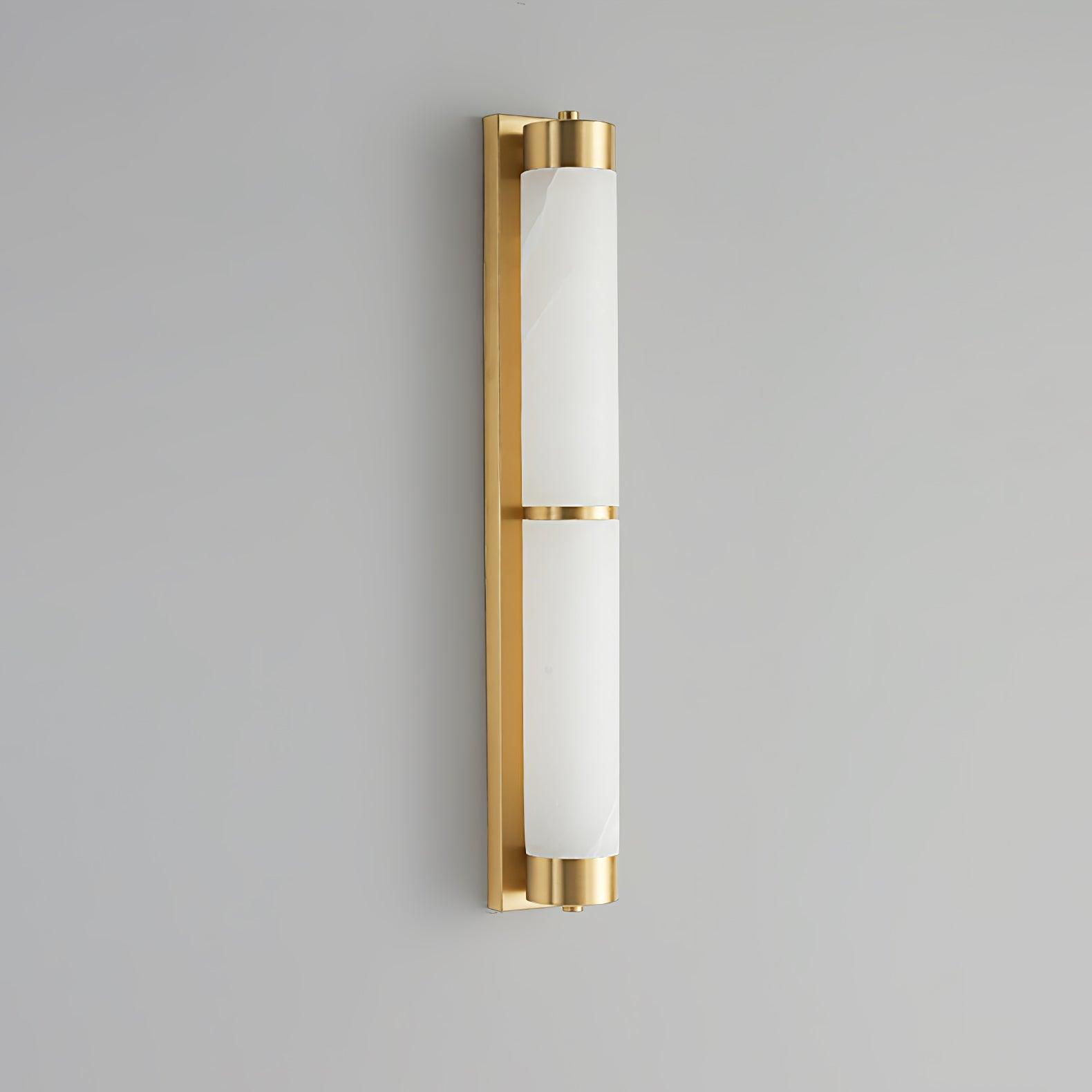 Настінний світильник Cylindra Alabaster Brass