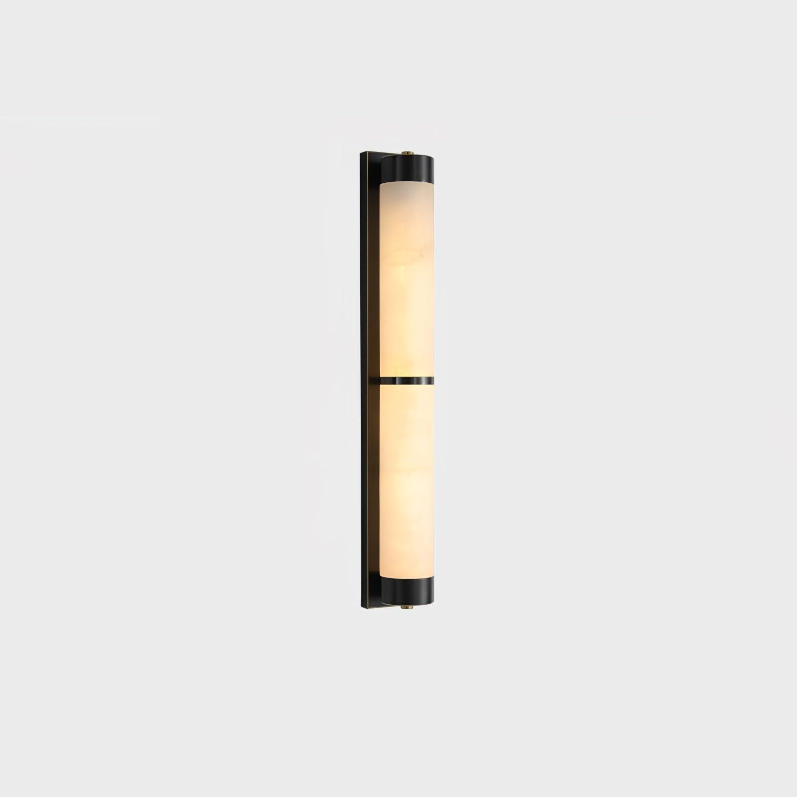 Настінний світильник Cylindra Alabaster Brass