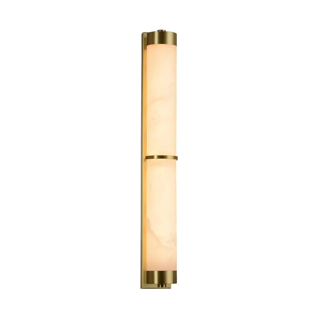 Настінний світильник Cylindra Alabaster Brass