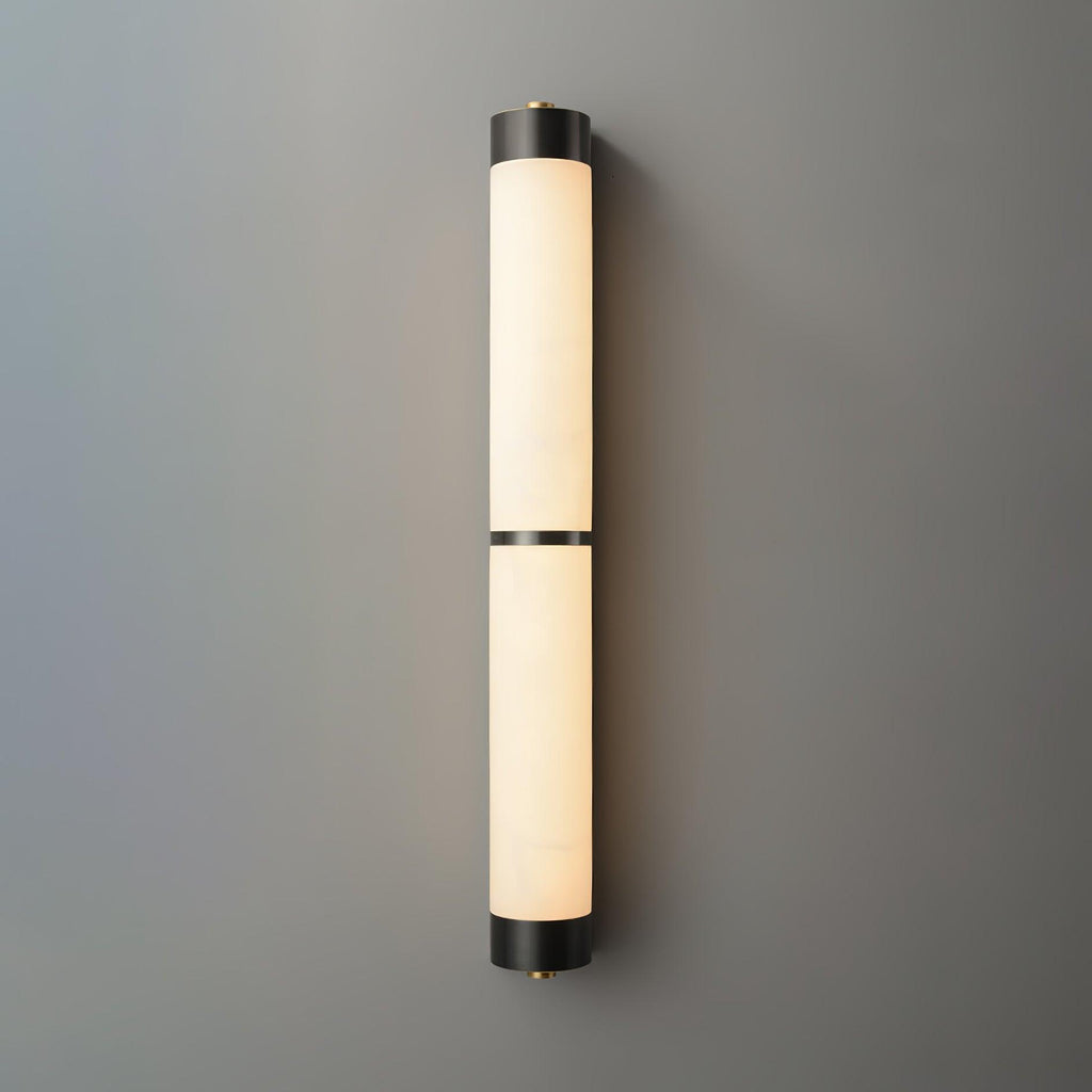 Настінний світильник Cylindra Alabaster Brass