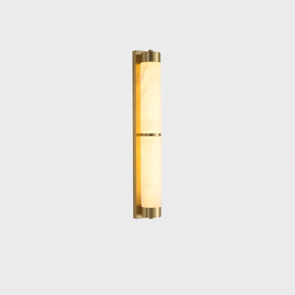 Настінний світильник Cylindra Alabaster Brass