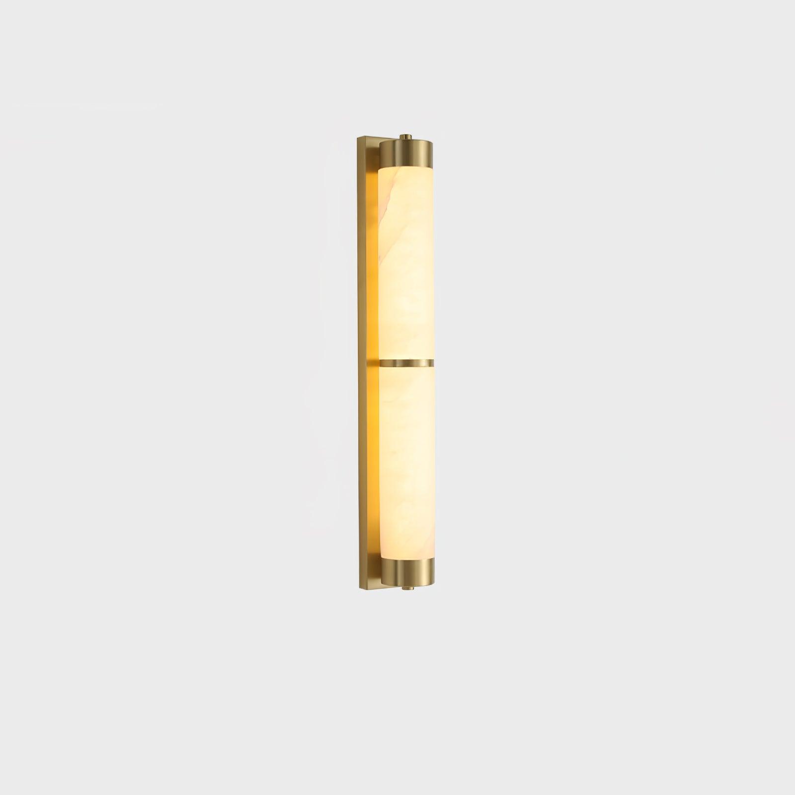 Настінний світильник Cylindra Alabaster Brass
