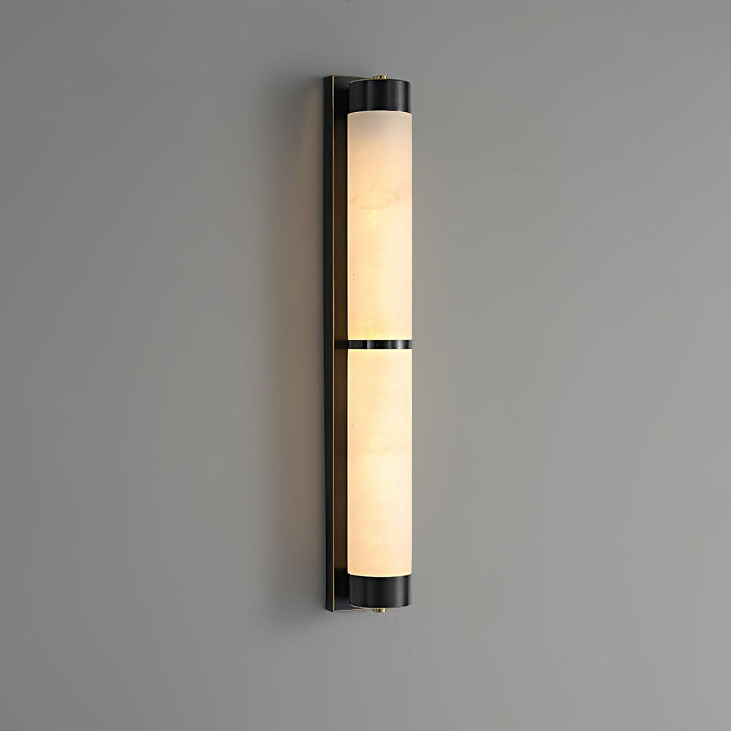 Настінний світильник Cylindra Alabaster Brass